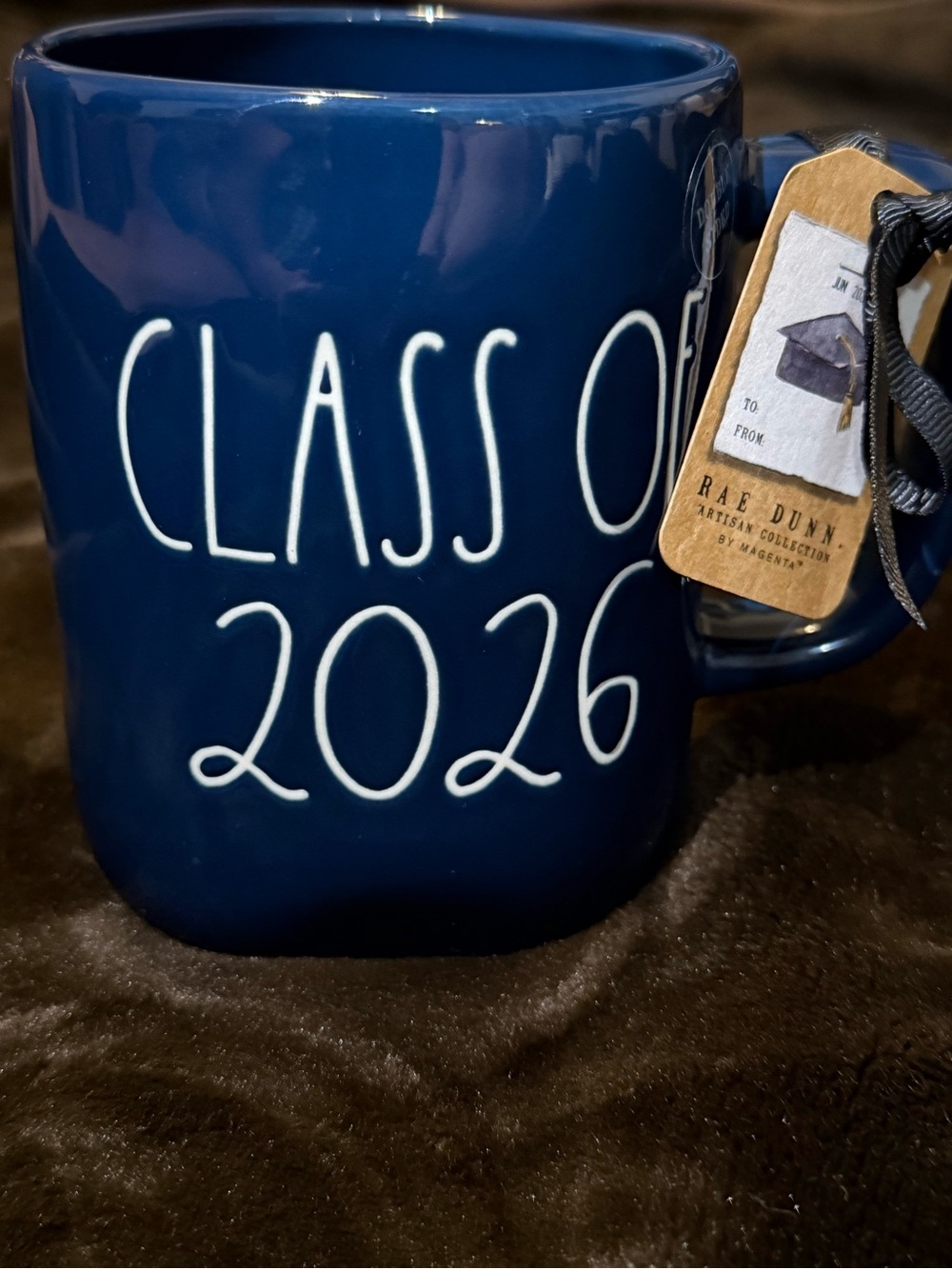 Rae Dunn Navy 'Class of 2026' Double-sided Ceramic Mug - Picture 3 of 9